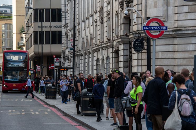 Tube And Bus Worker Strike Disrupts TfL Service Across London