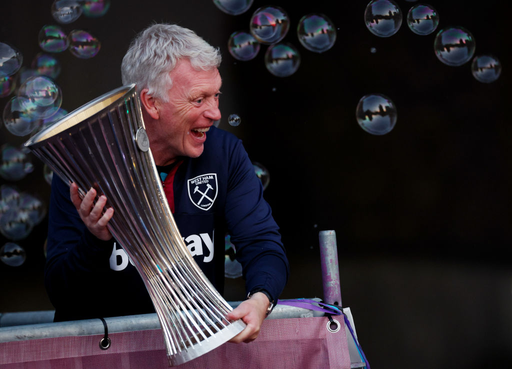 David Moyes led West Ham to Europa Conference League glory last week