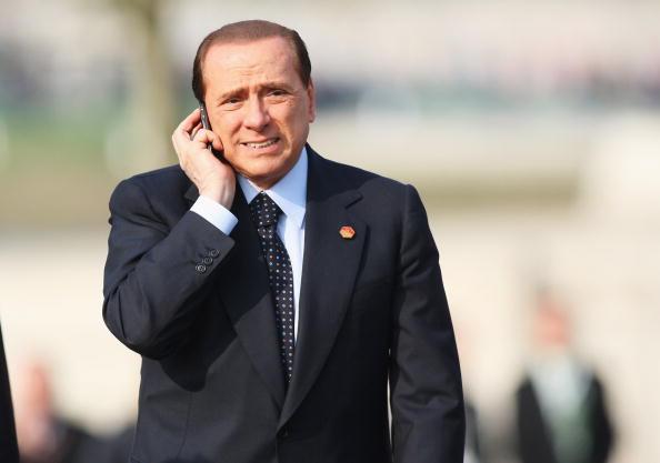 Ex Italian Prime Minister Silvio Berlusconi (Photo by Ralph Orlowski/Getty Images)