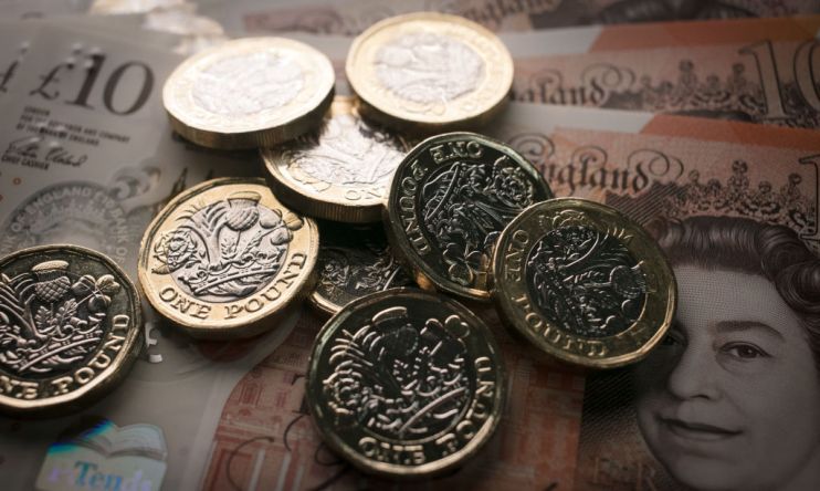 The pound jumped higher on Tuesday afternoon after new figures showed that US inflation fell faster than expected in October making further rate hikes in the US unlikely.