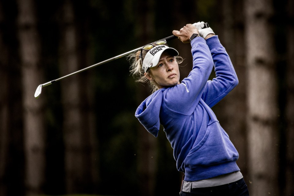 Nelly Korda shot a 71 to finish on 11 under and beat Charley Hull by four at the Aramco Team Series - London