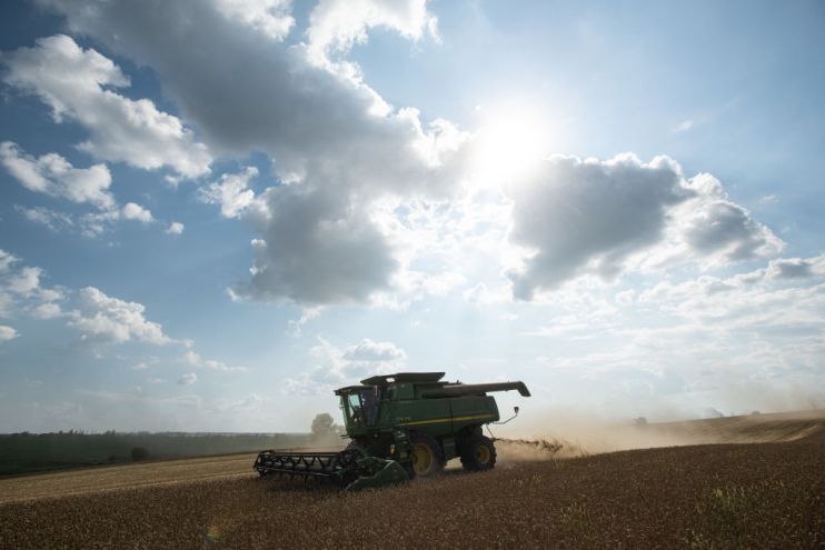 Grain Harvest Continues In Ukraine After Export Deal