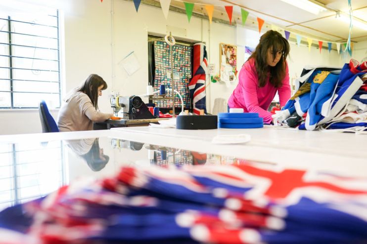 Flying Colours Flagmakers Make Bunting For The Queen's Platinum Jubilee
