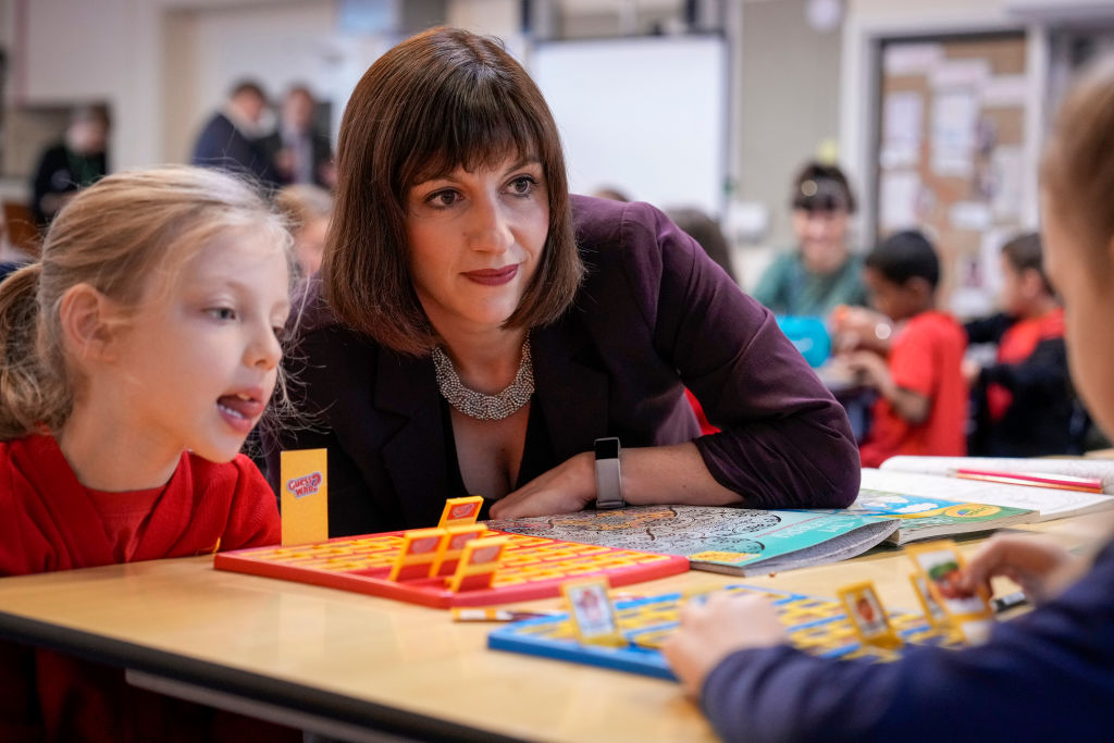 The Shadow Education Secretary Joins children And Staff At Holy Cross Catholic Primary School's Breakfast Club
