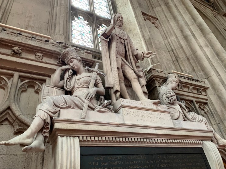 William Beckford statue at Guildhall