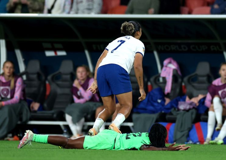 England player Lauren James will be available for selection in the Fifa Women's World Cup final &ndash; should the Lionesses get there &ndash; after the sport's governing body banned her for two games.