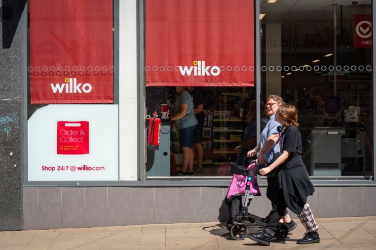 A Wilko store. Photo credit: James Manning/PA Wire