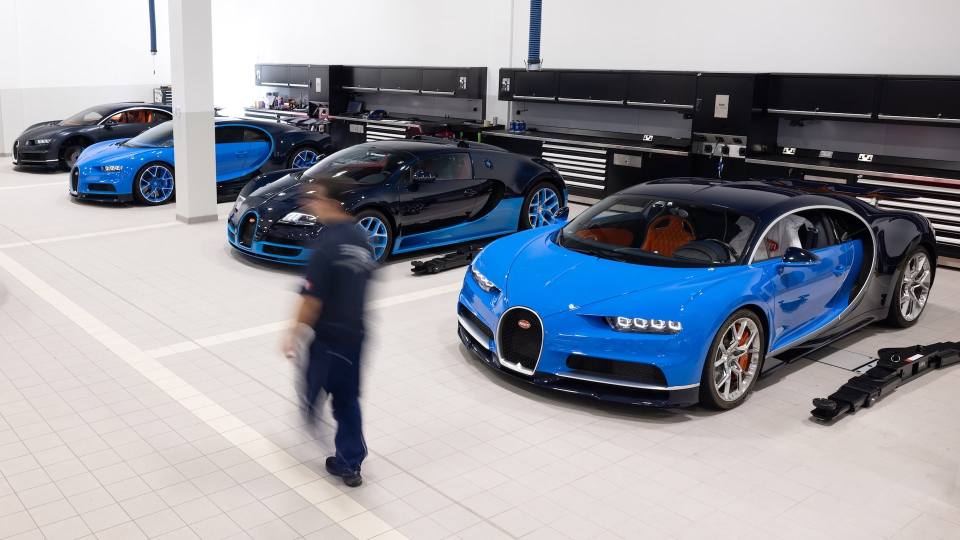 Bugatti London service centre