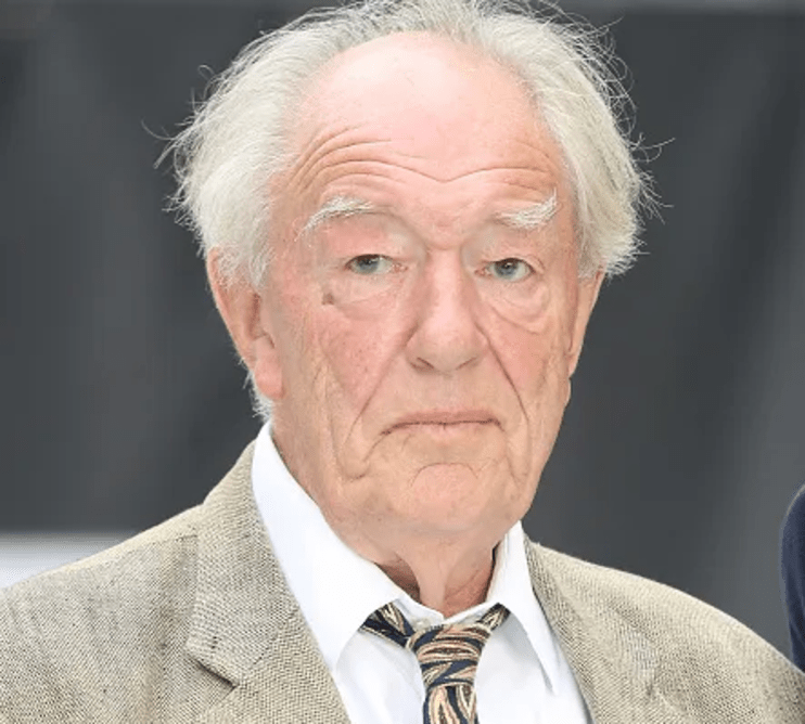 Michael Gambon attends the World Premiere of 'King Of Thieves' at Vue West End on September 12, 2018 in London, England. (Photo by Mike Marsland/Mike Marsland/WireImage)