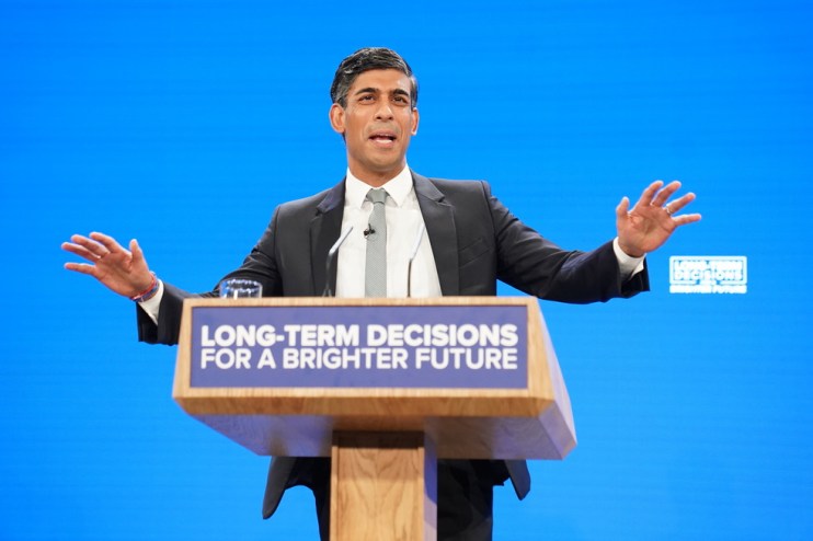 The northern leg of HS2 from Birmingham to Manchester has been scrapped, Rishi Sunak has announced. Photo: PA