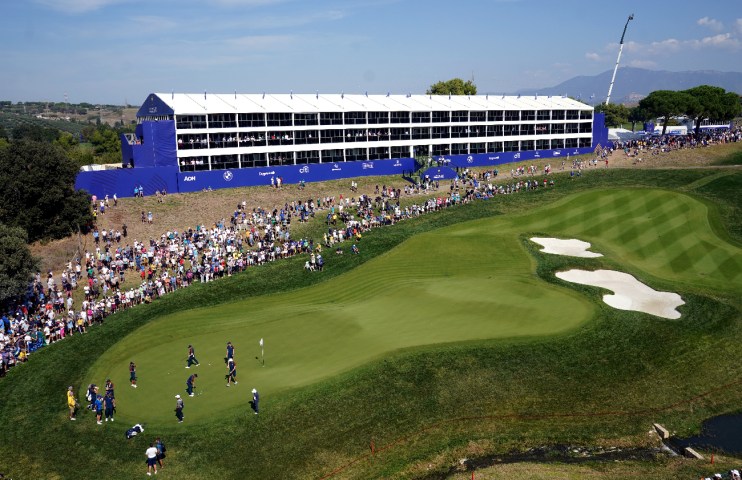 An investigation is under way after a fire broke out at Marco Simone Golf and Country Club on Thursday, just days after the venue staged Europe&rsquo;s victory in the Ryder Cup (David Davies/PA Wire)