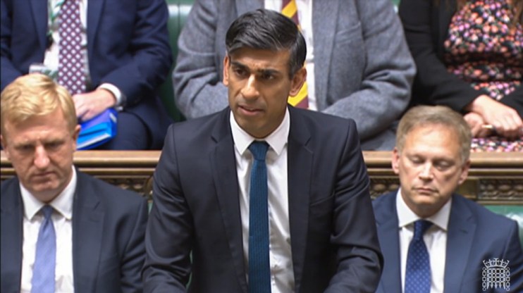 Rishi Sunak has confirmed at least six Britons are among the dead in Israel following the Hamas attacks. Photo: PA/Parliament
