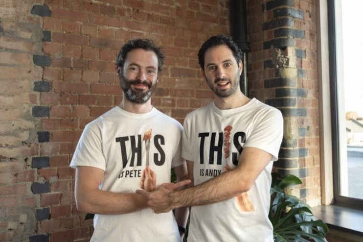 Andy Shovel and Pete Sharman, co-founders and co-CEOs of plant-based protein firm This&trade;, are optimistic about the company's future, despite troubles faced by other industry rivals