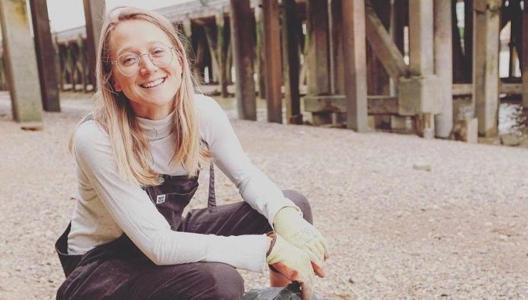 Flora Blathwayt, founder of Washed Up Cards