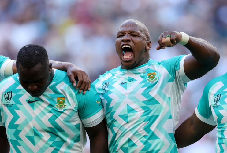 Bongi Mbonambi is now free to play in the final after World Rugby dismissed Tom Curry's claim he called him a "white c***"