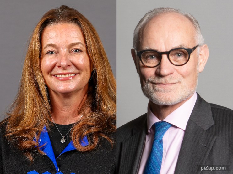 Gillian Keegan and Crispin Blunt