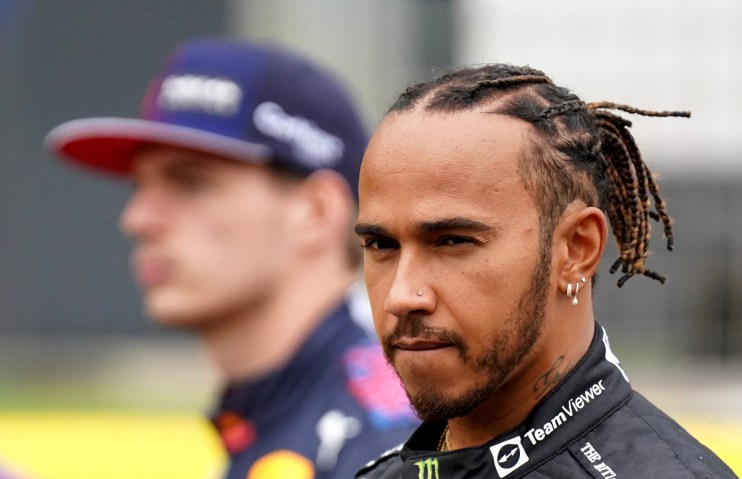 Mercedes driver Lewis Hamilton (right), who has told Red Bull Racing's Max Verstappen to stop complaining after his rival criticised Formula One's maiden race on the Las Vegas strip as "99 per cent show, and one per cent sport".