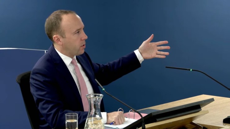 Matt Hancock has accused Dominic Cummings of creating a &ldquo;culture of fear&rdquo;. Photo: PA
