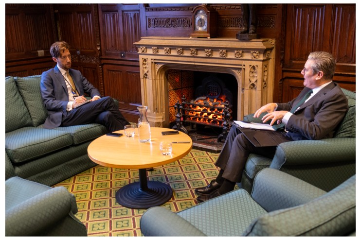 Keir Starmer sits down with Morning Wire - on everything from business to public services
