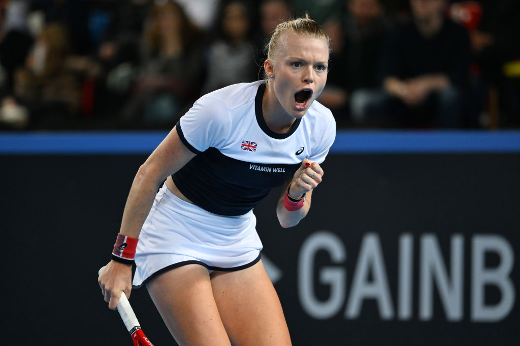 Dart's win clinched Bille Jean King Cup victory for Great Britain at the Copper Box
