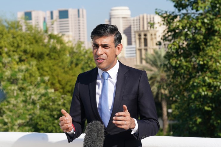 Rishi Sunak has said the Rwanda deportation plan is a &ldquo;crucial&rdquo; policy and &ldquo;will literally save us billions in the long-run&rdquo;. Photo: PA