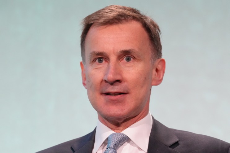 Chancellor Jeremy Hunt has signed what he called a &ldquo;groundbreaking&rdquo; deal with Switzerland on financial services. Photo: PA