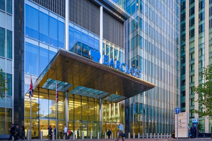Barclays investment bank income soared in the first quarter.