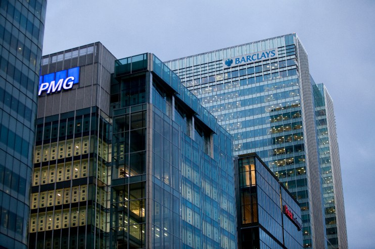 Barclays iconic Canary Wharf HQ