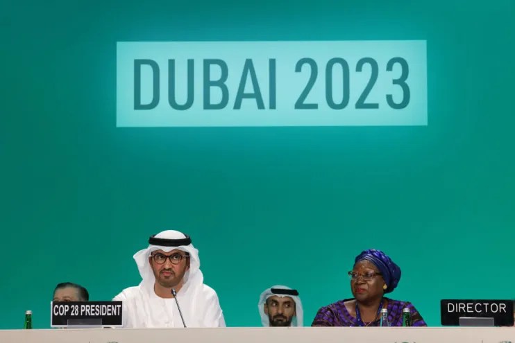 Though the draft agrees to slow fossil fuel usage, the terminology has left climate activists outraged