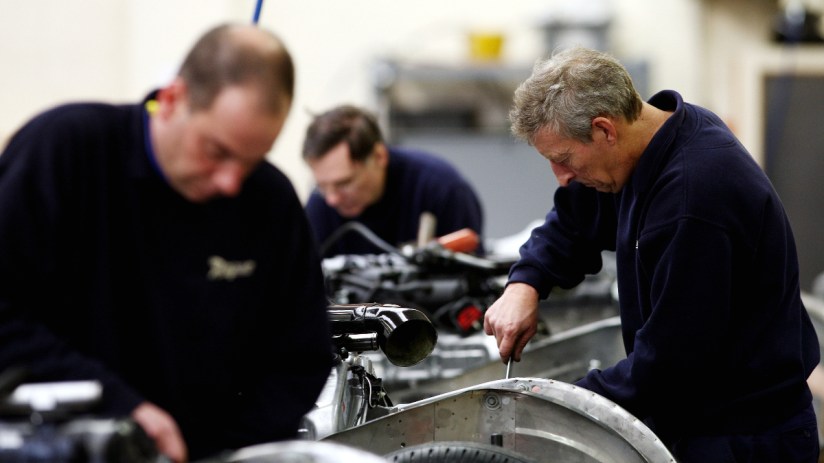 Engineers working in a factory (David Davies/PA Wire)
