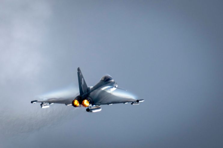 Eurofighter Typhoons Fly From RAF Coningsby