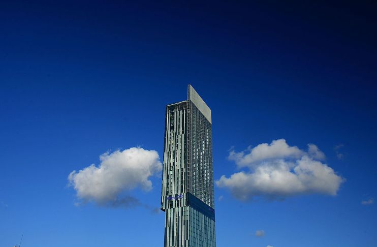 Beetham Tower, Manchester city centre.