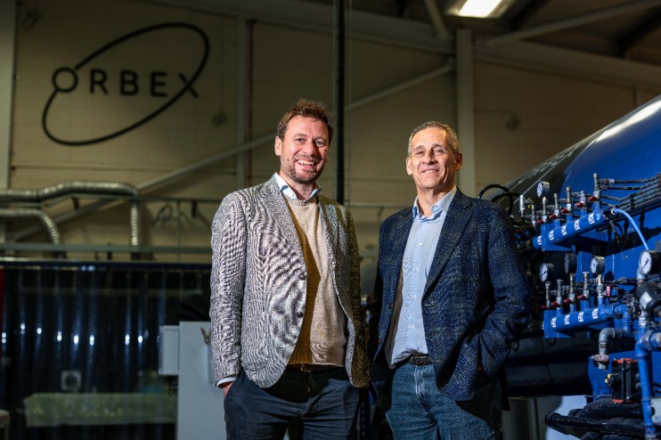 (L-R) Phillip Chambers, CEO, Orbex and Miguel Bell&oacute; Mora, Executive Chair, Orbex