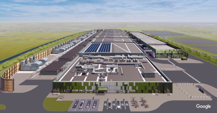 Google has announced plans to invest $1bn (&pound;790m) to build a new UK data centre as it tries to gain a lead in the race for AI supremacy.