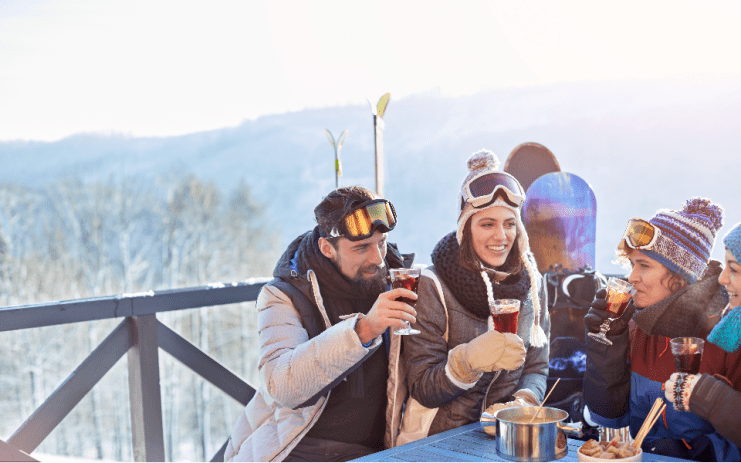 The best ski resorts for drinking and socialising have been unveiled