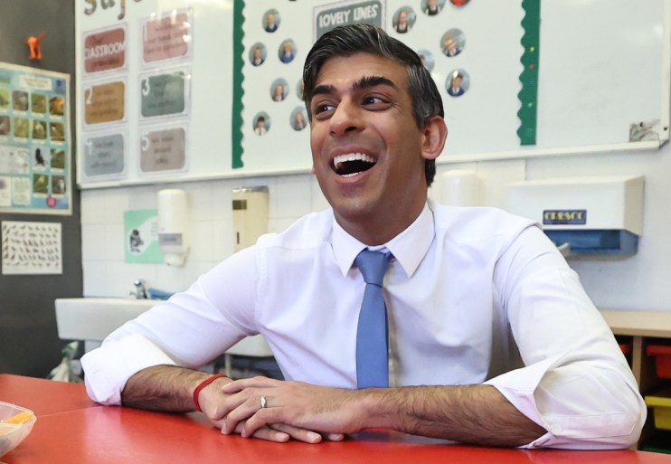 Rishi Sunak appeared in a video by social media foodies Top Jaw which was reportedly deleted &ldquo;within minutes&rdquo; after a backlash by followers, Ed Balls has claimed. Photo: PA