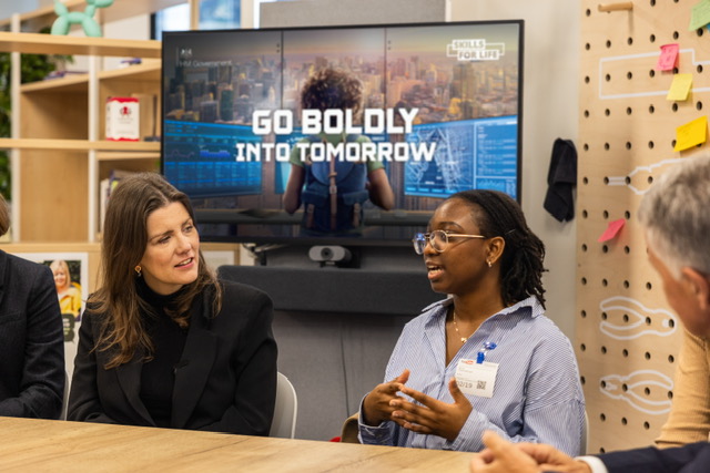 Digital skills are crucial for the UK's workforce and the duty to educate lies partly with big tech companies, Michelle Donelan has said.