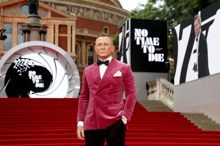 LONDON, ENGLAND - SEPTEMBER 28: Daniel Craig attends the World Premiere of "NO TIME TO DIE" at the Royal Albert Hall on September 28, 2021 in London, England. (Photo by Tristan Fewings/Getty Images for EON Productions, Metro-Goldwyn-Mayer Studios, and Universal Pictures)