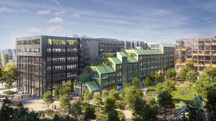 Printworks building CGI external