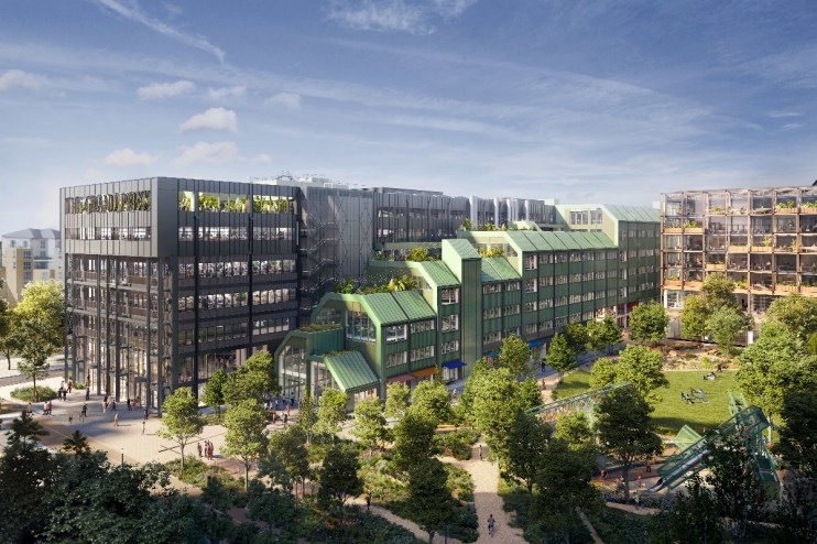 Printworks building CGI external