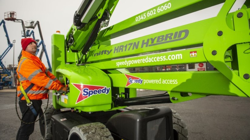 Speedy Hire is headquartered in the North West.