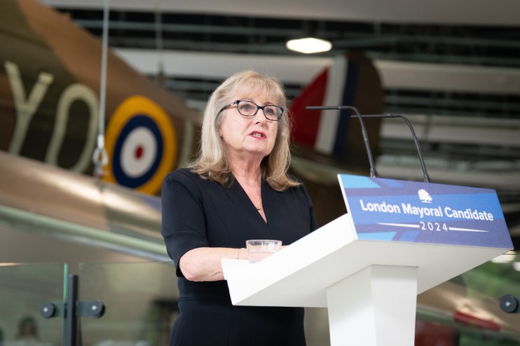 Conservative mayoral candidate Susan Hall has pledged to appoint a womens&rsquo; commissioner and end what she called &ldquo;chumocracy&rdquo; at City Hall, if elected in May. Photo: PA