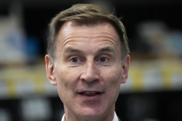 Jeremy Hunt has admitted scrapping National Insurance (NI) won&rsquo;t happen &ldquo;any time soon&rdquo;. Photo: PA