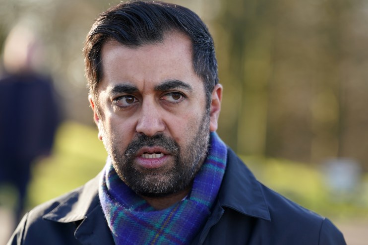 File photo dated 26/02/24 of Humza Yousaf who has dismissed as "ludicrous" and "completely untrue" suggestions of a conflict of interest over his decision to give &pound;250,000 to an aid agency in Gaza. The First Minister had announced the donation to UNRWA as he met officials from the organisation on November 2 last year while his parents-in-law were among millions under siege in the enclave. Issue date: Saturday March 9, 2024. PA Photo. See PA story POLITICS Yousaf. Photo credit should read: Andrew Milligan/PA Wire