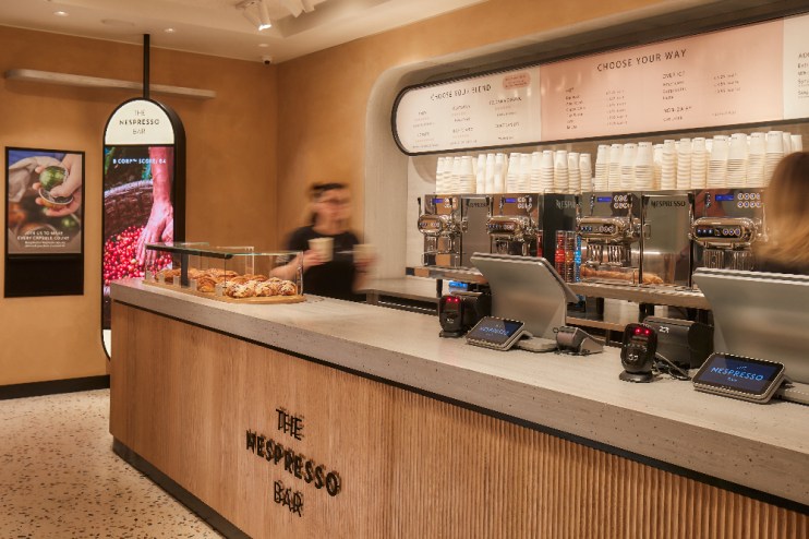 Nespresso will open its first ever cafe near Liverpool Street station, joining the likes of Pret A Manger, Starbucks and Costa to help caffeinate customers on the go.&nbsp;