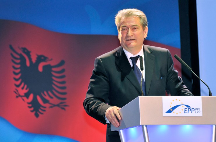 Former PM of Albania Sali_Berisha. (Wikipedia/Source EPP Congress Warsaw. Author: European People's Party/ photo credit CC BY 2.0 DEED)