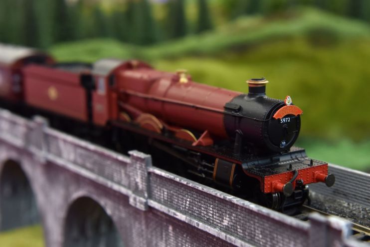 A Hornby, Harry Potter, Hogwarts Express Train Set on display during the Toy Fair at Olympia London on January 21, 2020 in London, England. The Toy Fair is the UK&rsquo;s largest dedicated toy, game and hobby trade show welcoming more than 270 companies exhibiting thousands of products. (Photo by John Keeble/Getty Images)