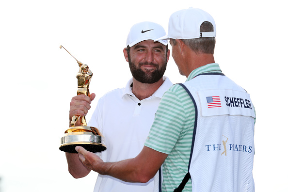 Scheffler is the first man to defend the Players Championship
