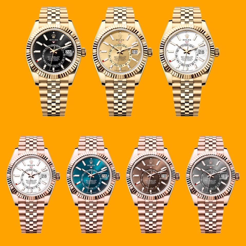  Rolex Sky-Dwellers with Jubilee Bracelets