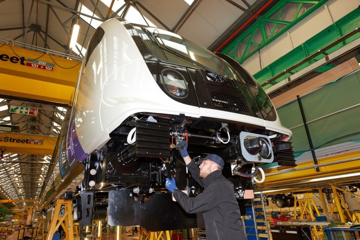 Train manufacturer Alstom is in &ldquo;intense discussions&rdquo; with the government over possible new train orders to save its struggling Derby plant. Photo: Alstom